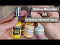 Distress Mica Stains vs Dylusions Shimmer Sprays