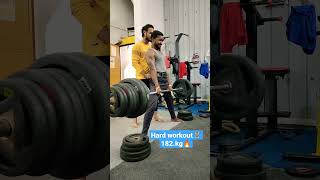 182 Kg lift💪powerlifting  | fitness lifestyle 🏋 | body transformation status💪🏋 | Gym motivation🔥🏋️