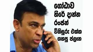 ගෝඨාව හිරේ දාන්න රංජන් විනිසුරු එක්ක ගහපු ප්ලෑන