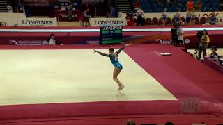 TRAUKOVA Hanna (BLR) - 2018 Artistic Worlds, Doha (QAT) - Qualifications Floor Exercise