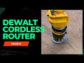 First Try and Review DeWalt Cordless Router, How To Use