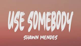 Shawn Mendes - Use Somebody (Lyrics)
