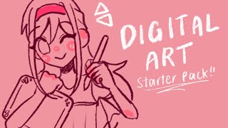 Digital Art Starter Pack! (^０^)ノ✏