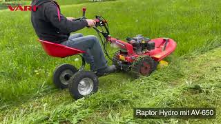 Raptor Hydro mit AV 650 | Rasenmäher | Baukastensystem