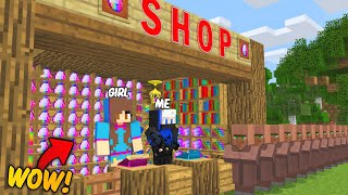 Why I Open This Illegal Rainbow Store With This Girl in Minecraft...