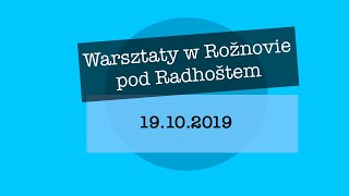 Moc tradycji #3 Warsztaty w Rožnovie pod Radhoštěm