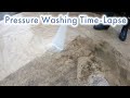 Time Lapsed Pressure Washing Satisfying Clean