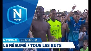 Championnat National, 34e journée : tous les buts