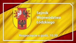 XXXIII Sesja Sejmiku Województwa Łódzkiego