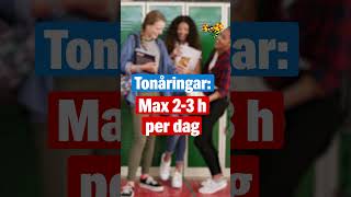 Nya rådet: Max 2-3 h skärmtid per dag för tonåringar