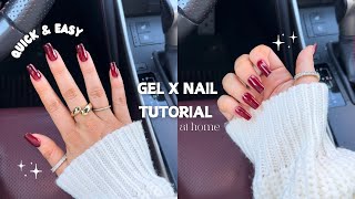 Step By Step Gel X Nail Tutorial At Home ♡ *Last up to 4 weeks* (Easy & Affordable)