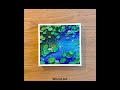 water lily acrylic painting tutorial for beginners step by step easy technique