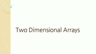 Two dimensional arrays in C - Malayalam explanation | KTU ES102 Programming in C