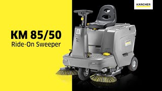 KM 85/50 Ride-On Sweeper Features and Benefits