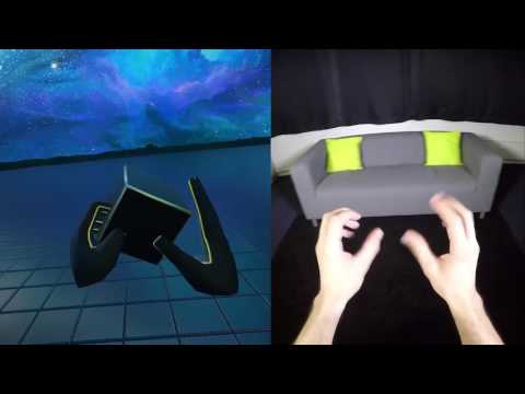 Leap Motion hand tracking runs on mobile VR