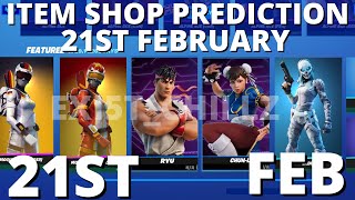 Fortnite Item Shop Prediction February 21st, 2021-item shop predictions (Street Fighter Skins)