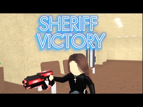 Mm2 Sheriff Win Youtube