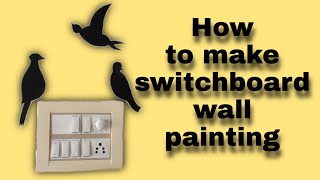 Switchboard wall painting 🖌🎨/ Decorating switchboard / 5 easy design by sc designer 👍🏻😊