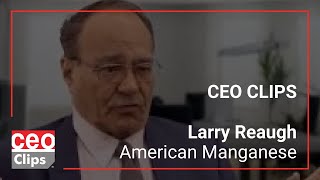 CEO Clips: Larry Reaugh |American Manganese| Environmentally Friendly Recycling Of Lithium Batteries