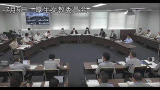 和泉市議会　令和3年7月5日　厚生文教委員会