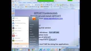 QTP UFT Tutorial Training Part 1