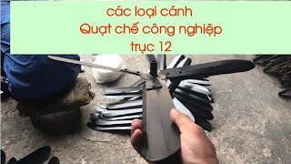 Cánh Quạt chế công nghiệp cốt ( trục ) 12 . Lắp cho động cơ máy giặt LH 0986 196 194