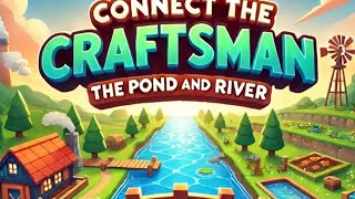 connect the pond and river . we want to make a smart village #cartoon #animation #craftsman