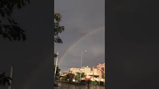 Full #rainbow Cold #weather Blissing of #nature 🌈🌧