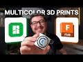 How to Make Multicolor 3D Prints in Fusion 360 | Export to Bambu Studio