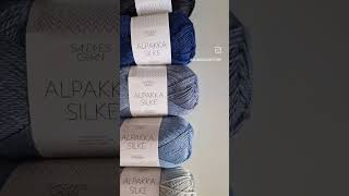 alpakka silke sandnes garn yarn #yarn #knitting #lavorareamaglia #crochet