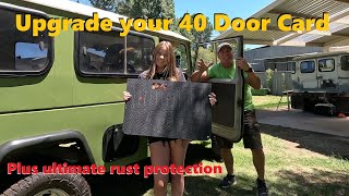 S2EP79 - How to Install Custom style DOOR CARDS in a 40 series Landcruiser