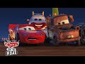 Lightning McQueen's Bravest Moments | Cars on the Road | Pixar Cars | @disneyjr