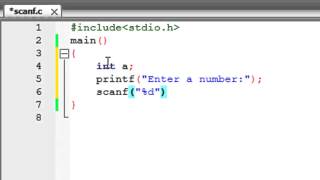 C Programming Tutorial-6: Receive Input from Users Using scanf()