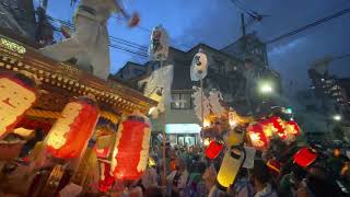 平野郷杭全神社 流町、西脇組合同曳行  #だんじり#神社#神#大阪#寺#車#祭#宮#流#西脇#平野#杭全神社#festival#excitement#Japan#temple#岸和田#歴史#入魂#