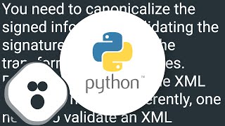 Validating SAML signature in python