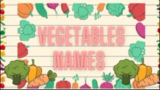 Learn Vegetables Names | Vegetables Names In English #bestlearningvideosfortoddlers #toddlerstv