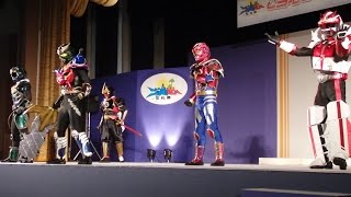 東北合神ミライガー合同ショー 20141025 国民文化祭・あきた2014 にかほ市象潟体育館