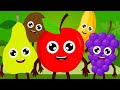 10 Little Fruits Jumping On The Bed | Bed Nursery Rhyme & Baby Song | Counting Song | #fruitssongs