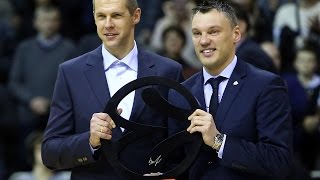 Jasikevicius honored as Euroleague Basketball Legend