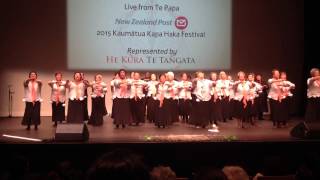 Kaumatua Kapa Haka 2015. Te Awa Tupua o Whanganui