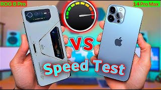 iPhone 14 Pro Max VS ROG Phone 6 Pro - Speed Test