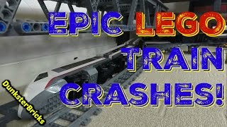 Epic LEGO Train Crashes!