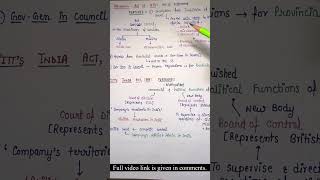 Chapter1-Historical background || Indian Polity by M. Laxmikanth || Handwritten notes