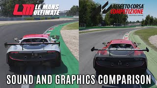 Le Mans Ultimate vs Assetto Corsa Competizione | Ferrari 296 GT3 Comparison