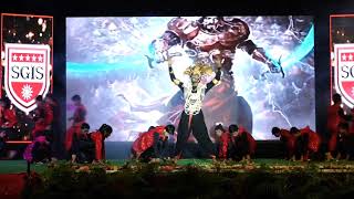 SGIS BELAGAVI Annual Day 2022-23 Day 2 Theme-Ramayana  Ravan Entry