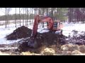 stripping topsoil with the daewoo