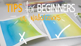 5 Watercolor TIPS for watercolor beginners - you SHOULD know this