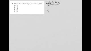 What is the smallest integer greater than square root 58 ?