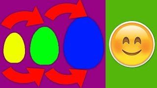 Learn colors with Surprise Eggs Cartoons video for Children kids Animation Toddlers Egg Baby new