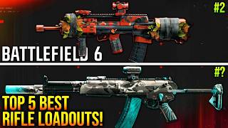 BATTLEFIELD 6: New TOP 5 BEST ASSAULT RIFLE LOADOUTS After Update! (BF6 Best Weapons)